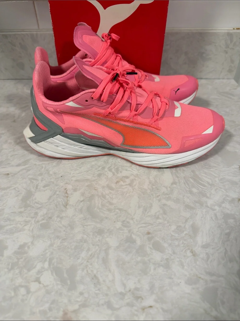Puma Neon Pink Performance Sneakers